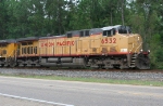 UP 6532 leading WB intermodal